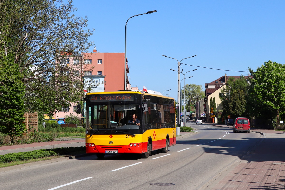 129 (80422)
ZAZ jedzie jako kurs linii numer 20: Grodzisk Maz. Szpital (15:53)-Kaski DwĂłr (16:41). Pozdrowienia dla Kierowcy! 
