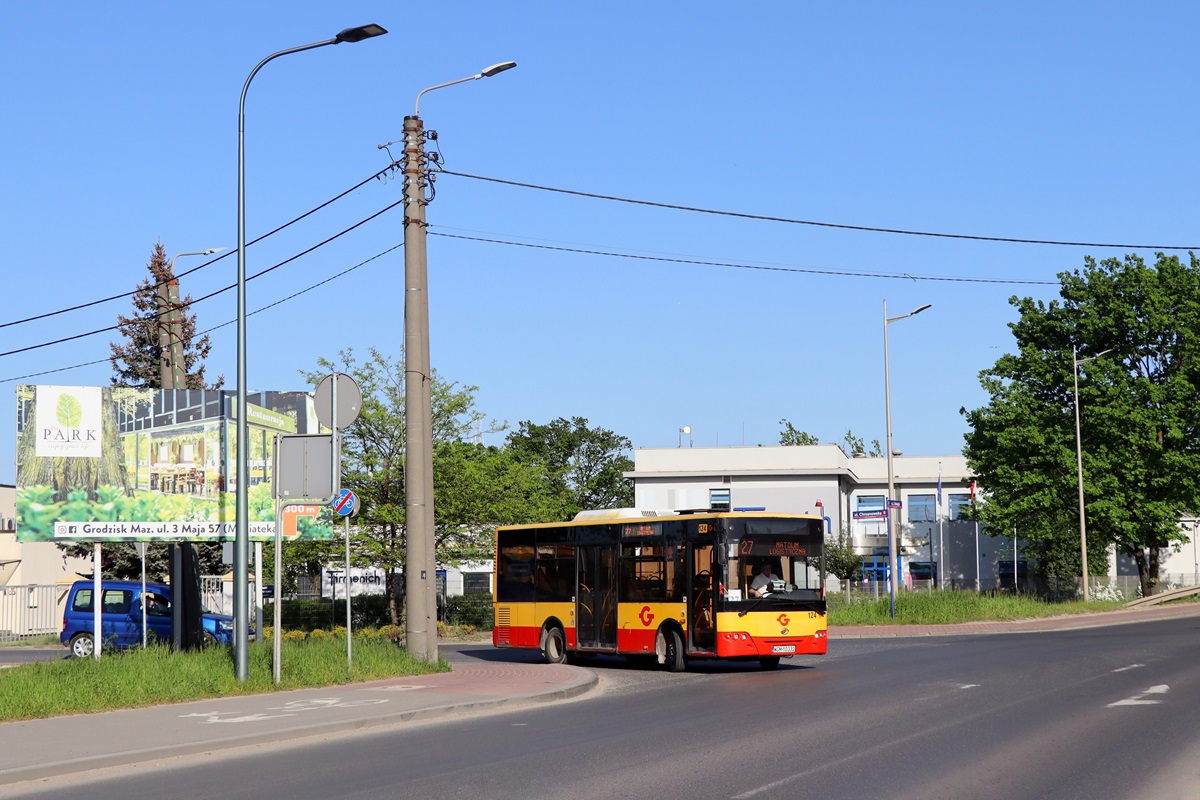 124 (60032)
ZAZ jedzie jako kurs linii numer 27: Grodzisk Maz. RokiciaĹska (16:45)-Chlebnia Logistyczna Raben (17:01)-Grodzisk Maz. RokiciaĹska (17:19). 
