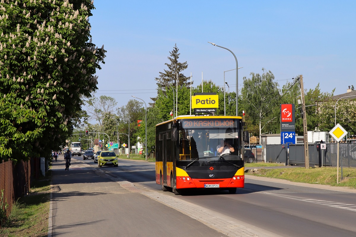 126 (80424)
ZAZ jedzie jako kurs linii numer 20: Grodzisk Maz. Szpital (17:05)-Kaski DwĂłr (18:04). Pozdrowienia dla Kierowcy!
