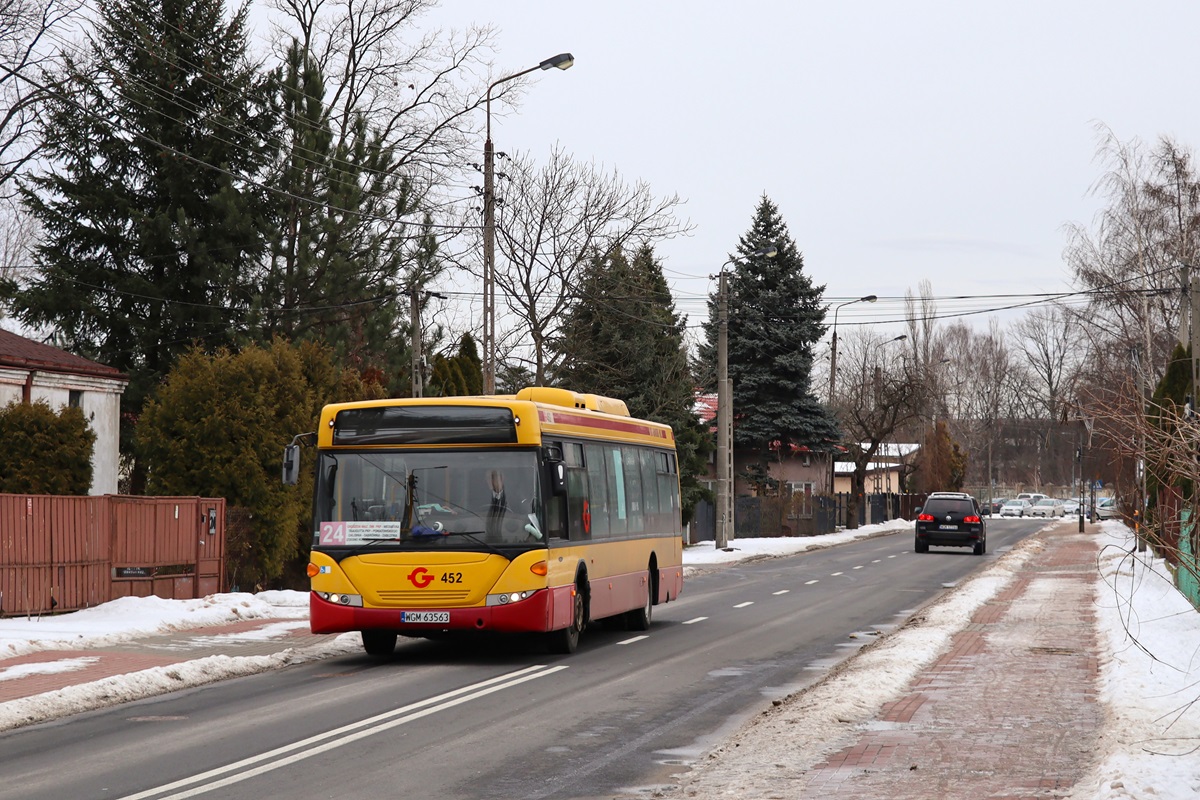 452 (80297)
Scania jedzie jako kurs linii numer 24: Grodzisk Maz. Dw. PKP (13:40)-BaranĂłw SzkoĹa (14:19). Pozdrowienia dla Kierowcy! 
Słowa kluczowe: zima