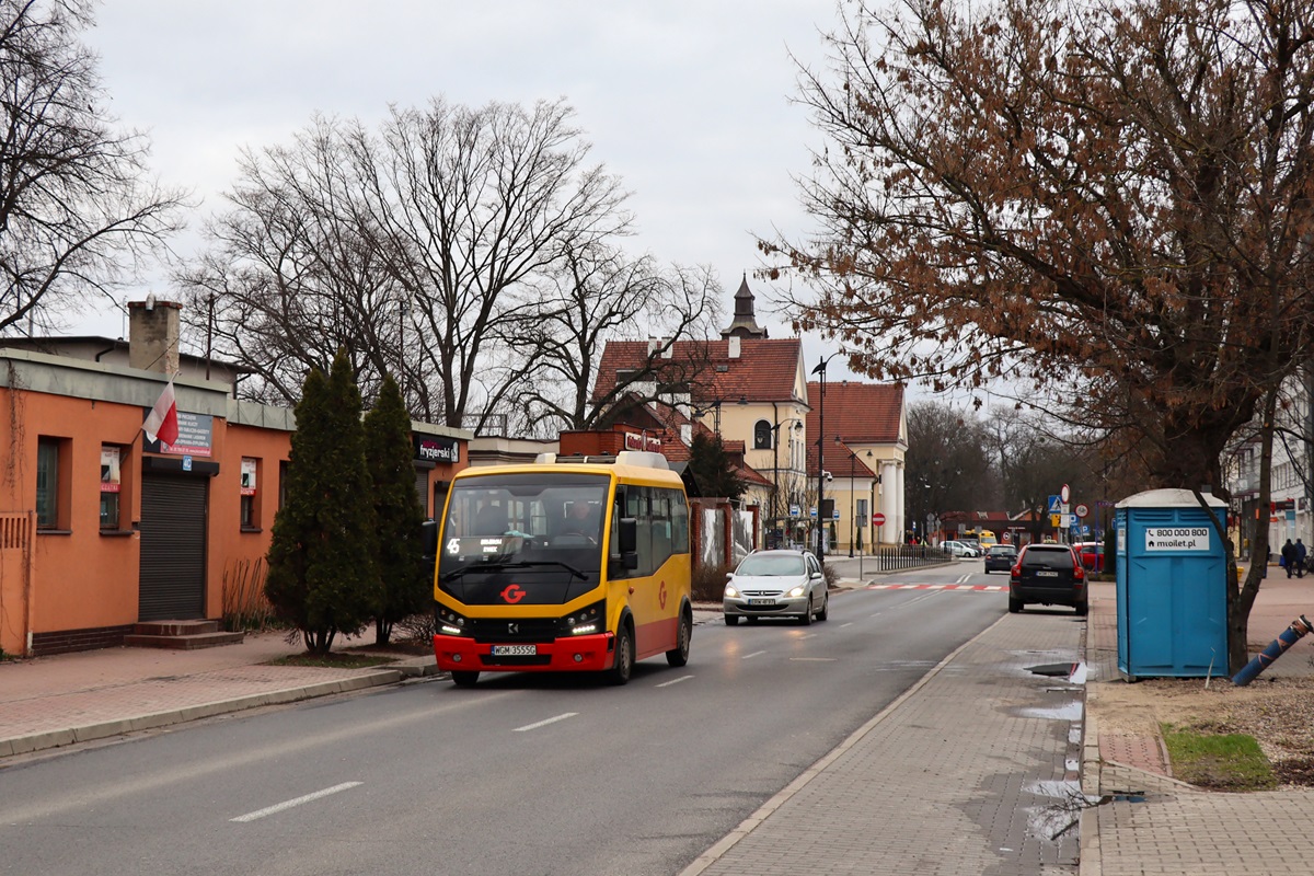 23051
Karsan jedzie jako kurs linii numer 45: Grodzisk Maz. Dw. PKP (15:25)-BrwinĂłw Rynek (16:14). Pozdrowienia dla Kierowcy!

