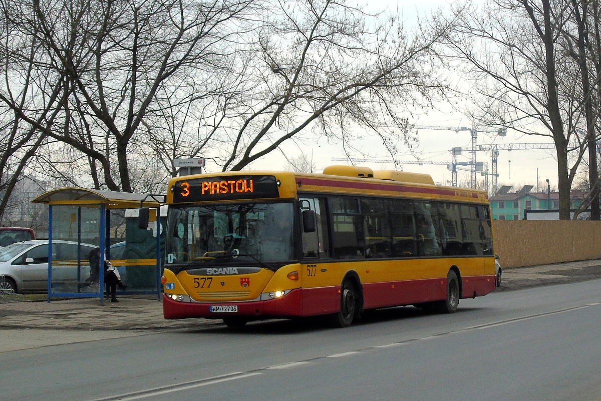 80277
Scania (ex. A577) stoi na przystanku "PruszkĂłw Elektrownia" w obsĹudze kursu linii numer 3 w relacji PruszkĂłw PÄtla (14:00)-PiastĂłw Warszawska (14:14). 
Słowa kluczowe: DziwadĹo