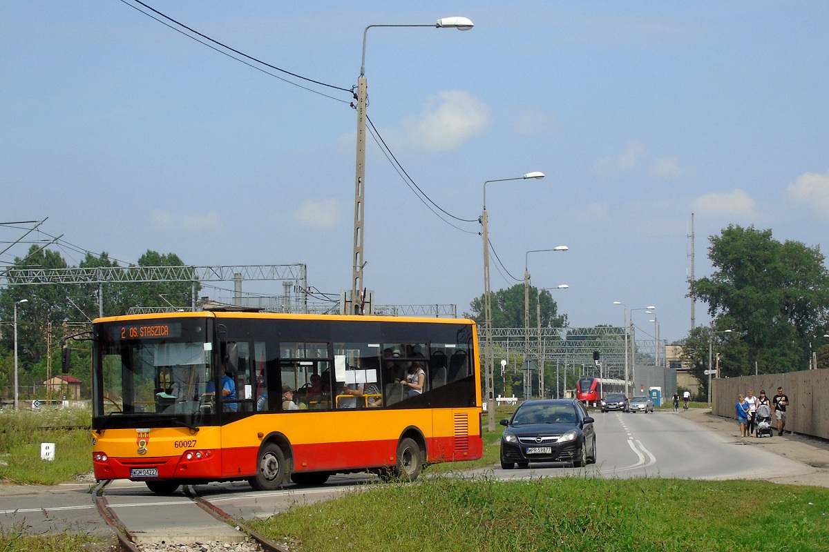 60027
ZAZ jedzie w obsĹudze kursu linii numer 2 w relacji KomorĂłw PÄtla (13:38)-PruszkĂłw Os. Staszica (14:07). 
