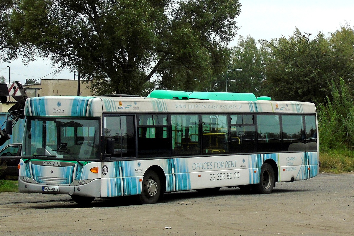 50014
Scania stoi na terenie zajezdni PKS Grodzisk w Pruszkowie.  
