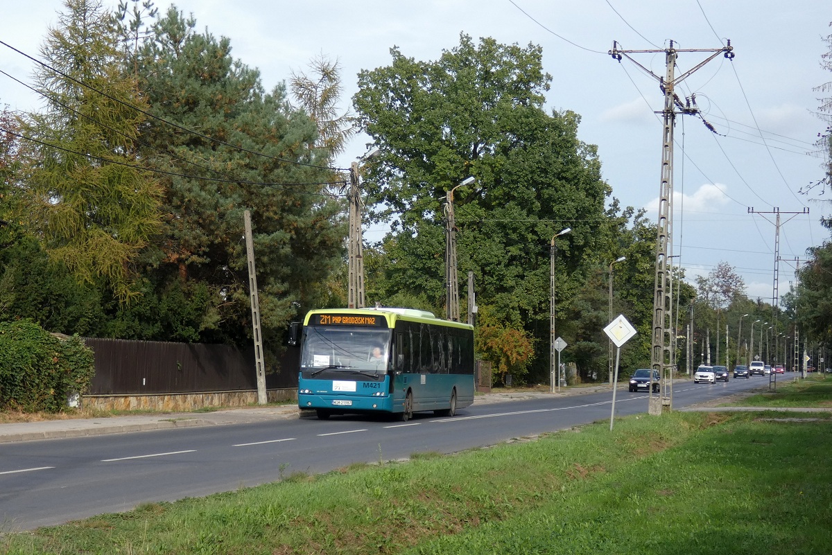 M421
Ambasador jedzie w obsĹudze kursu linii zastÄpczej KM ZM w relacji Grodzisk Mazowiecki Dw. PKP (15:45)-Grodzisk Mazowiecki Dw. PKP (16:15) p. MilanĂłwek DÄbowÄ (16:06). 
