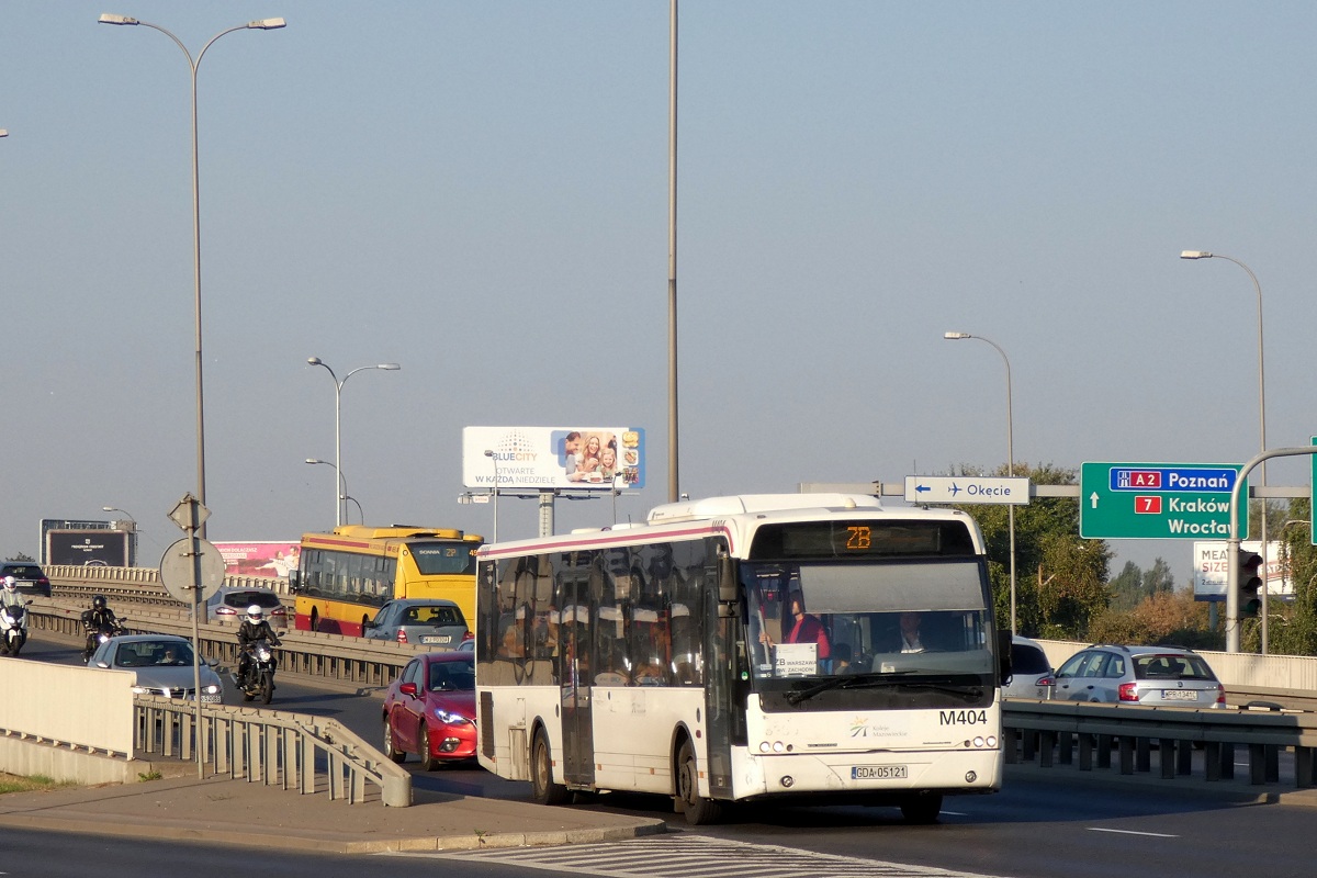 M404
Ambasador jedzie w obsĹudze kursu linii ZB w relacji BrwinĂłw Armii Krajowej (7:21)-Warszawa Dw. Zachodni (8:07). 
