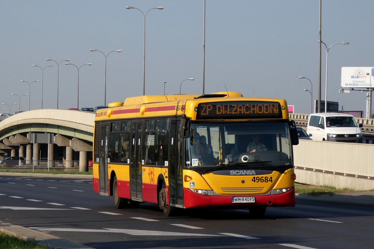 49684 (80301)
Scania jedzie w obsĹudze kursu linii zastÄpczej ZTM ZP w relacji PruszkĂłw Os. Staszica (8:30)-Warszawa Dw. Zachodni (9:03). 
