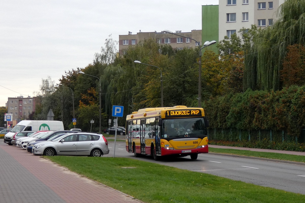 80269
"SzataĹska" Scania (pozostaĹoĹci po numerze "49666" wynikajÄcym z kontraktu ZTM na obsĹugÄ linii zastÄpczych za kolej na czas modernizacji linii kolejowej nr 447) jedzie w obsĹudze kursu "1531" linii numer 1 w relacji PruszkĂłw Os. Staszica (8:35)-PruszkĂłw PKP (8:42). 
