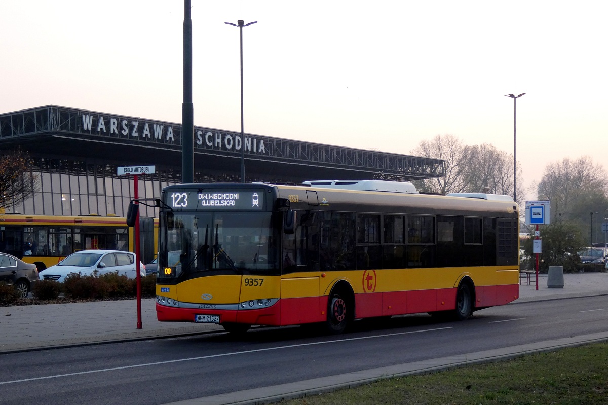 9357
Solaris zakoĹczyĹ obsĹugÄ kursu linii numer 123 w relacji Dw. Wschodni Lubelska (14:43)-Dw. Wschodni Kijowska (15:31). NastÄpnie pojedzie w obsĹudze kursu linii numer 123 w relacji Dw. Wschodni Kijowska (15:48)-Dw. Wschodni Lubelska (16:40). 
