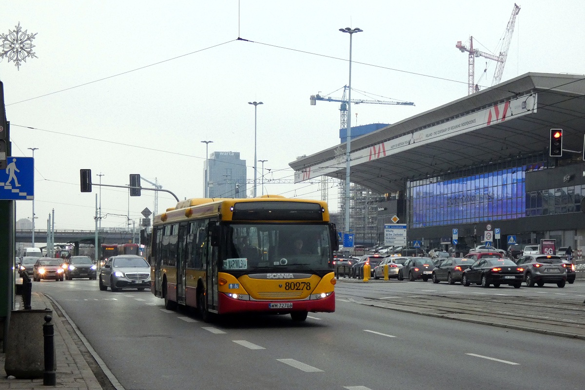 80278
Scania (ex. A578) jedzie w obsĹudze kursu linii KUPIECBUS w relacji Plac Narutowicza (14:00)-Kupiecka (14:52). 
