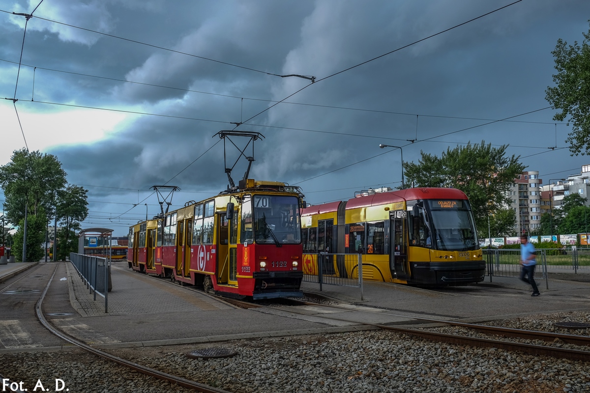 1122+1123
PÄtla Os. GĂłrczewska chwilÄ przed nawaĹnicÄ.
