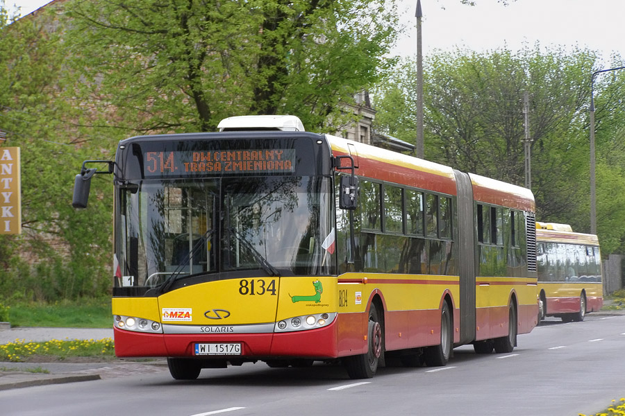 8134
Objazd linii 514 (oraz 173 w tle) z powodu remontu nawierzchni ulicy Niemcewicza w Wesołej. Autobusy uchwycone równo 12 lat temu na ulicy Cyrulików (przystanek Przebieg).
Słowa kluczowe: Objazd