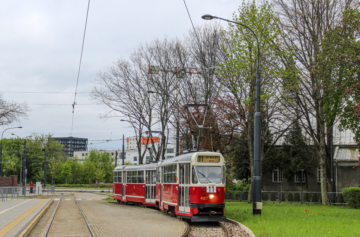 407 + 642
